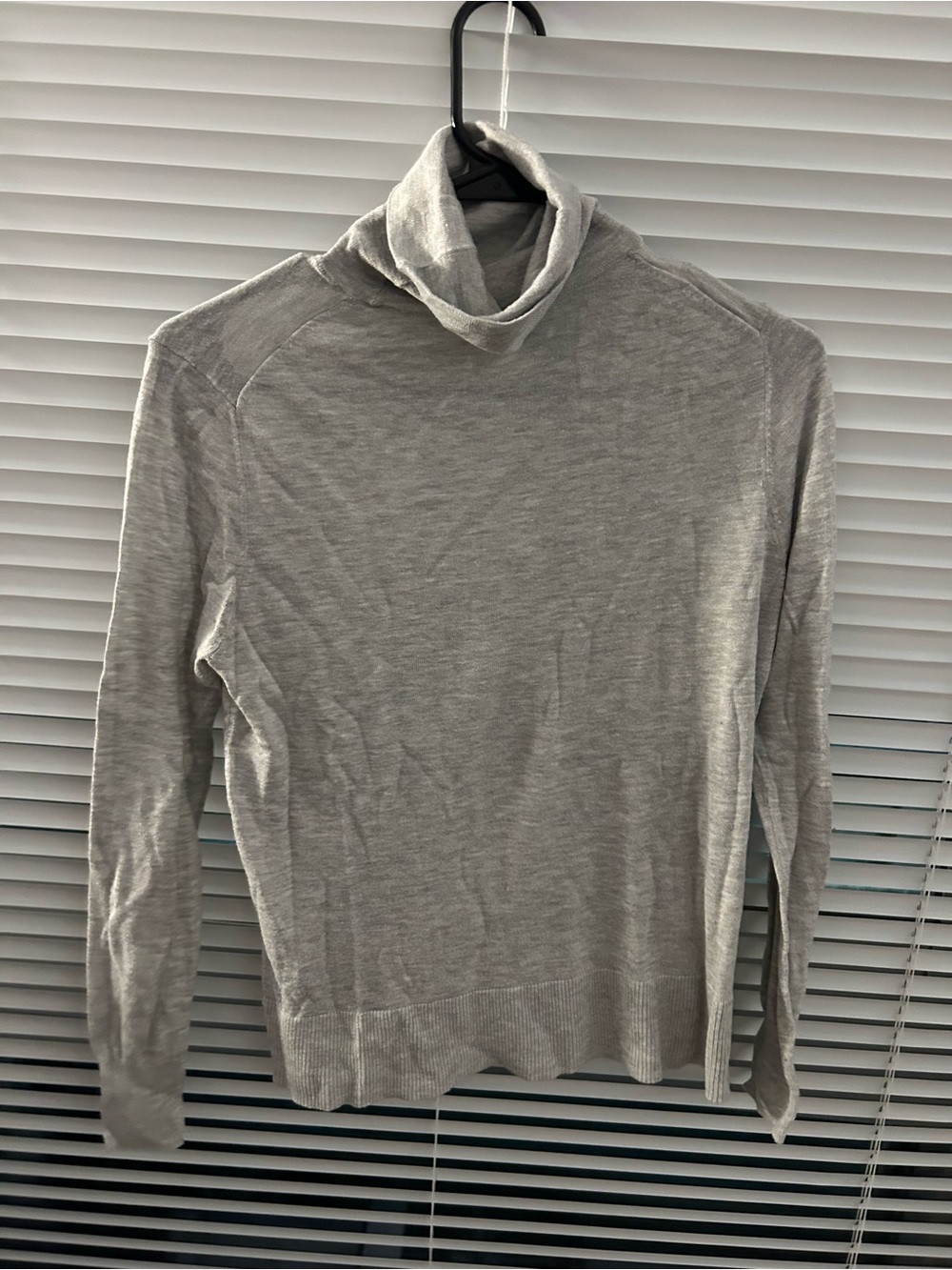 Old Zara Knit Light Gray Turtleneck Sweater